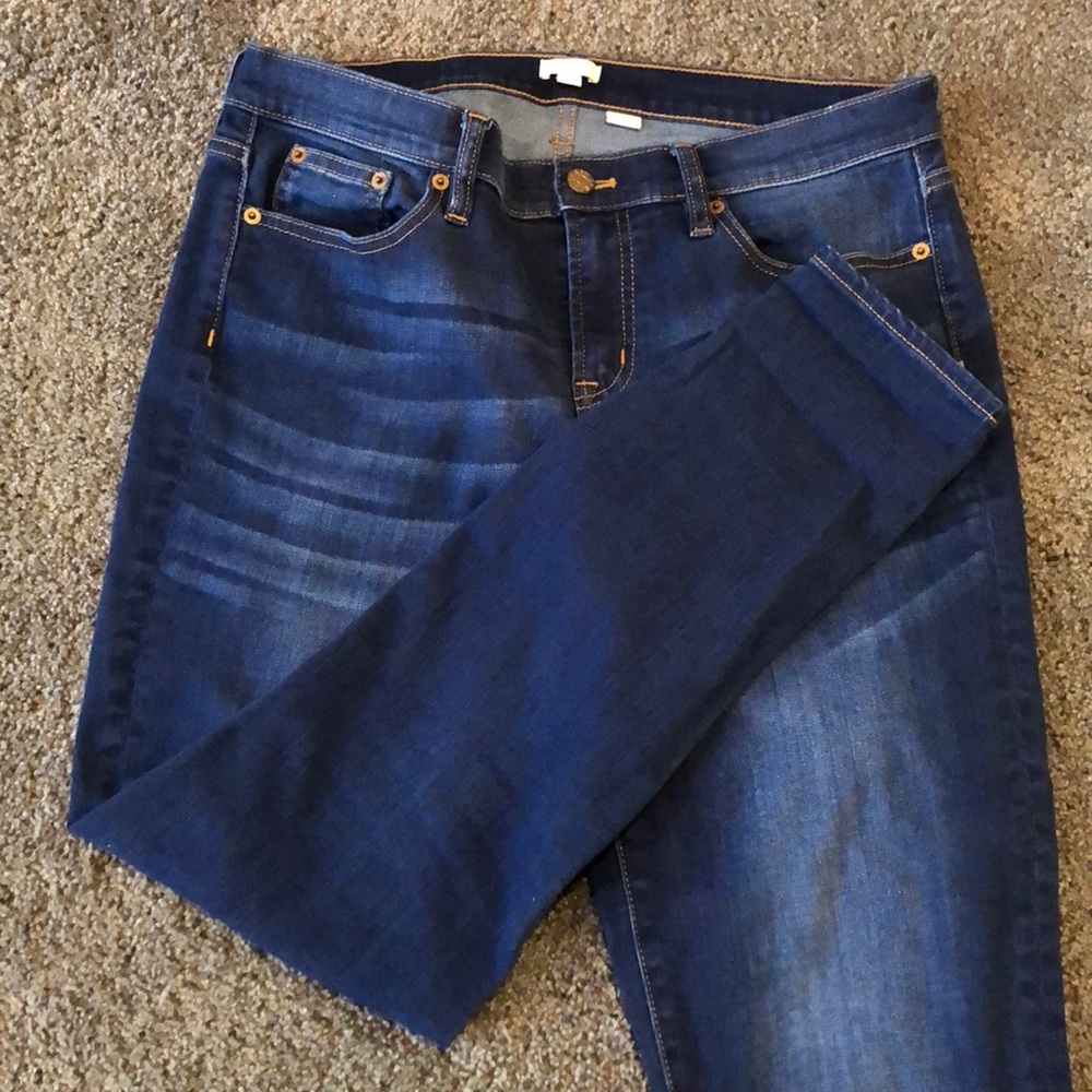 Like new Jcrew matchstick jeans. 30/28
